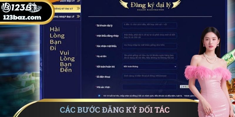 Các bước đăng ký đối tác