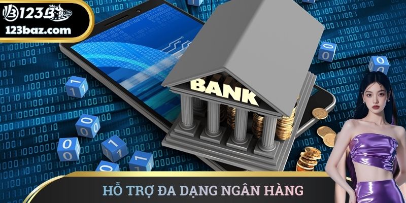 Hỗ trợ đa dạng ngân hàng