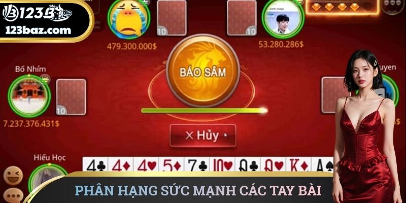 Phân hạng sức mạnh các tay bài